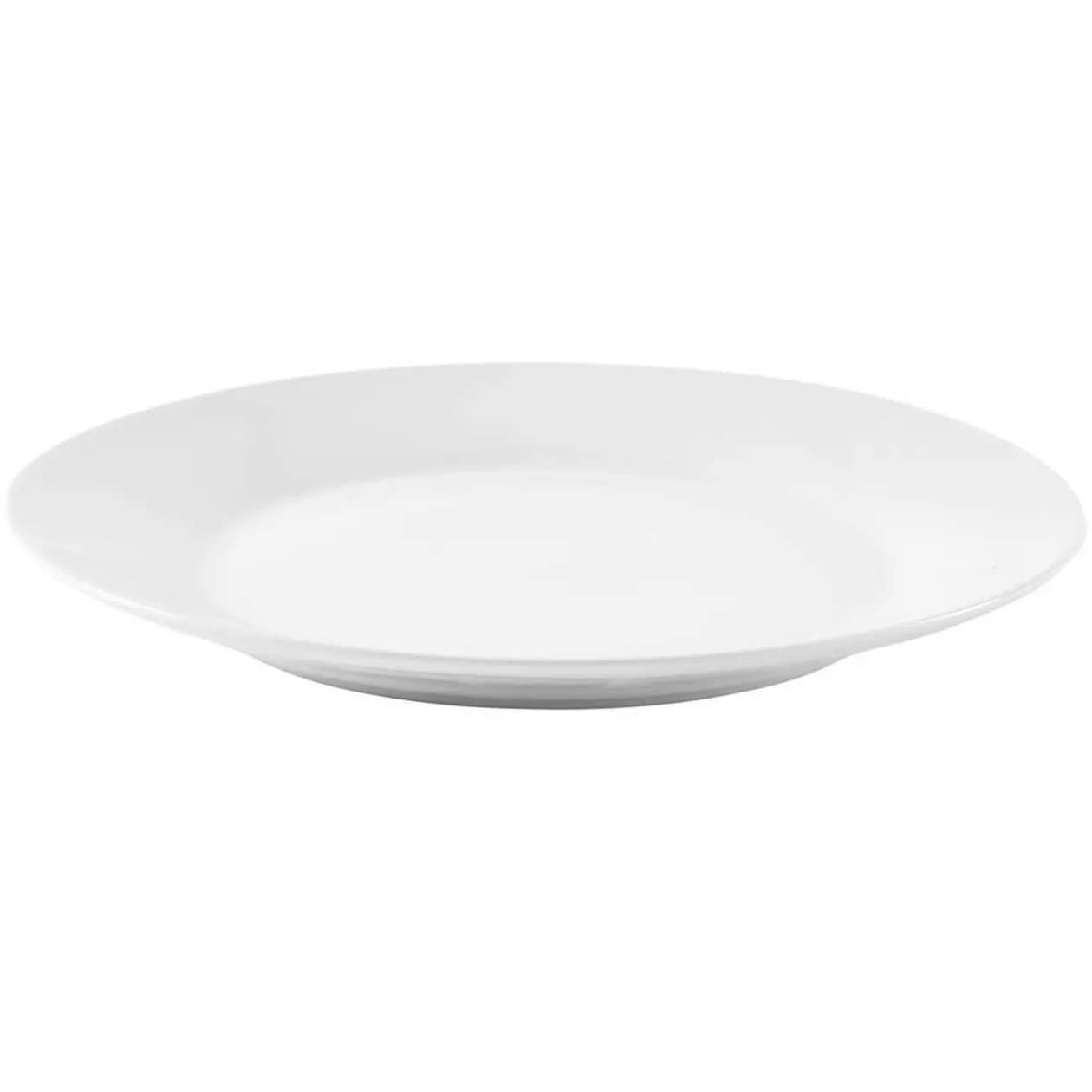 Service à vaisselle blanc rond 18 pièces