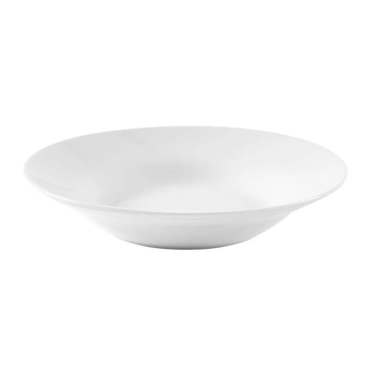 Service à vaisselle blanc rond 18 pièces