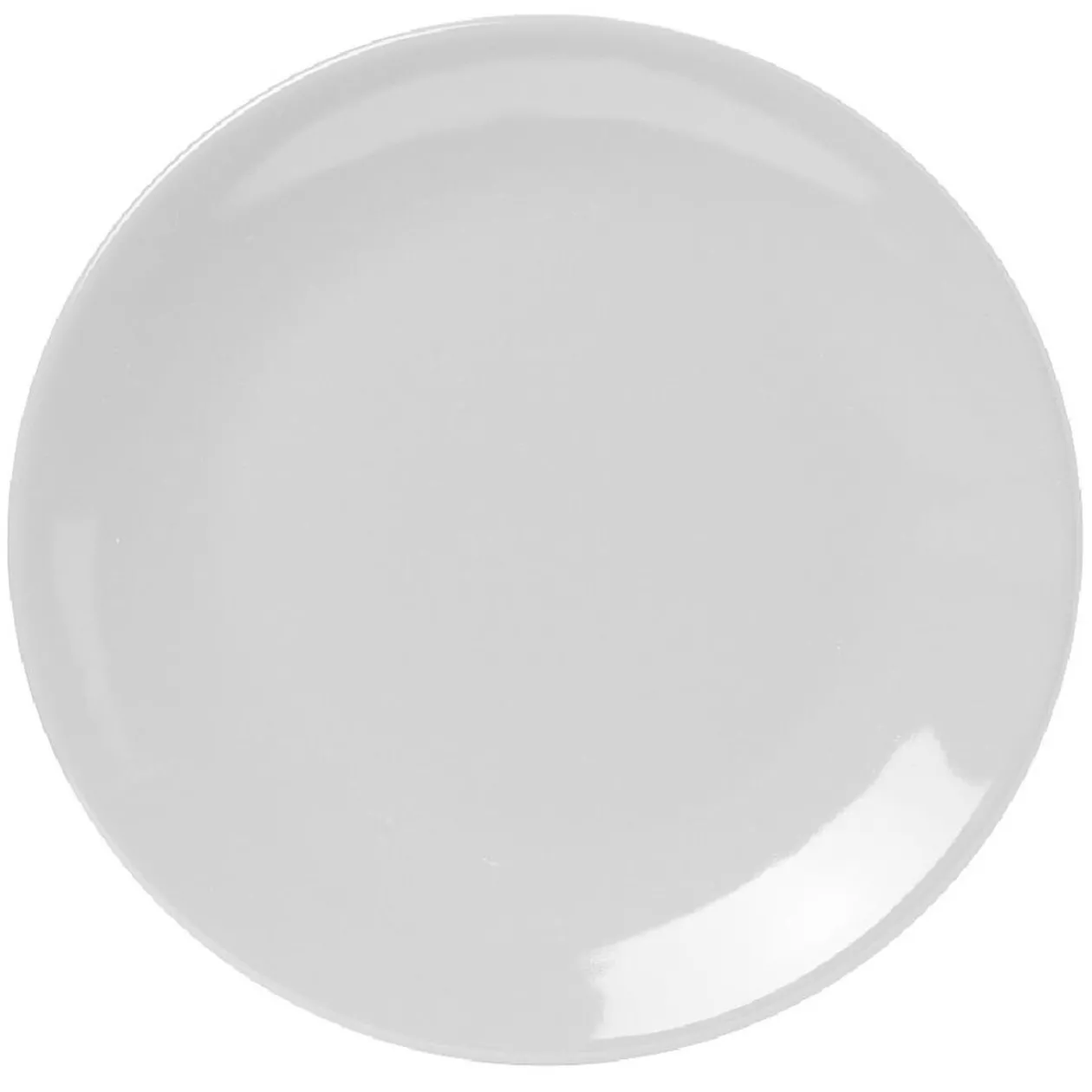 Service à vaisselle blanc en faïence 18 pièces