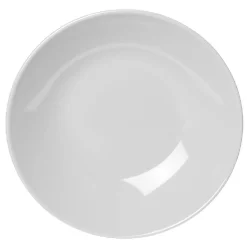 Service à vaisselle blanc en faïence 18 pièces