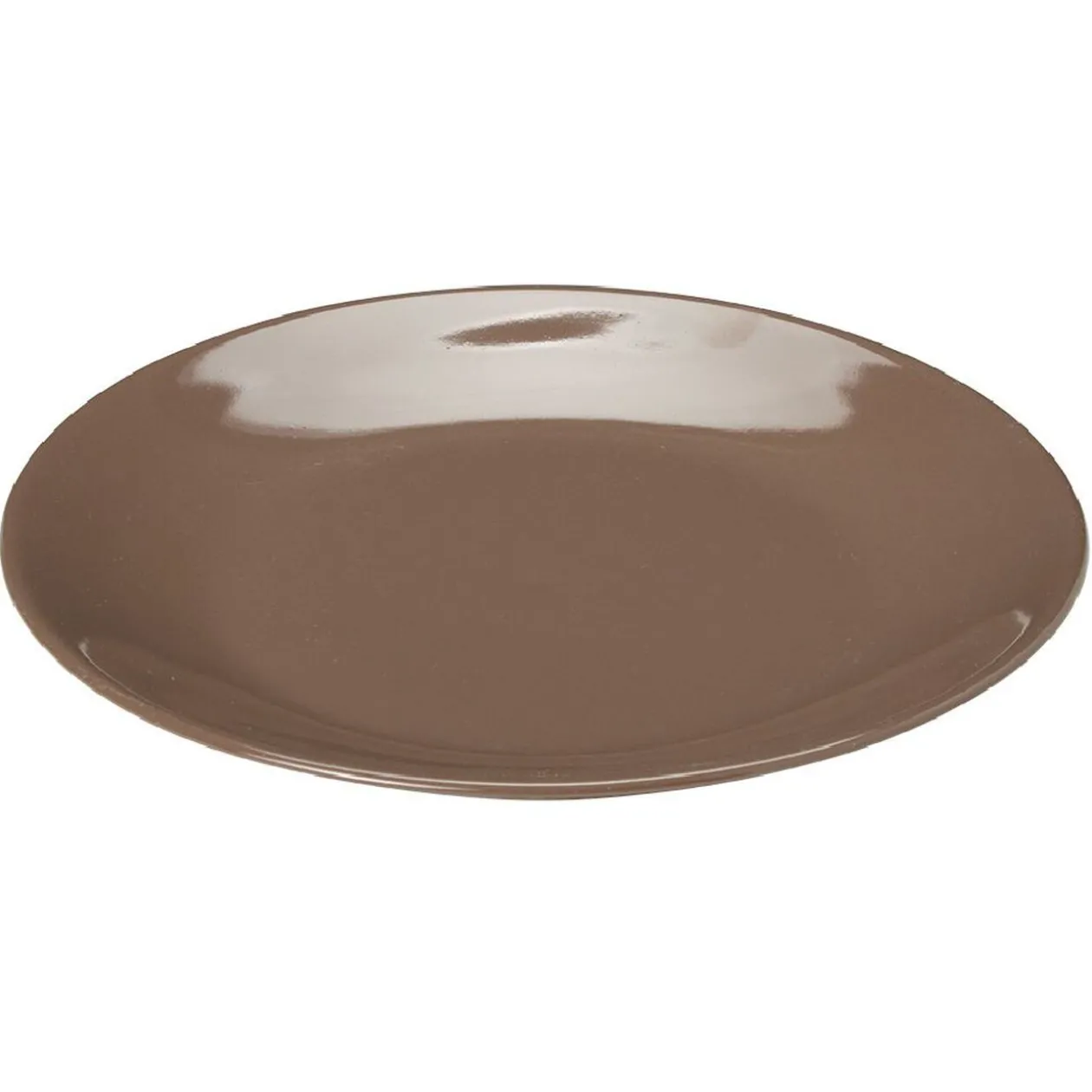 Service à vaisselle marron en faïence 18 pièces