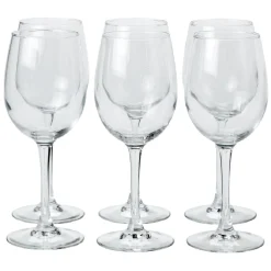 Service à verre transparent 18 pièces