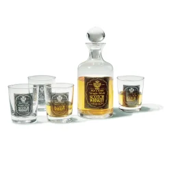 Service à whisky carafe x1 et verres x4