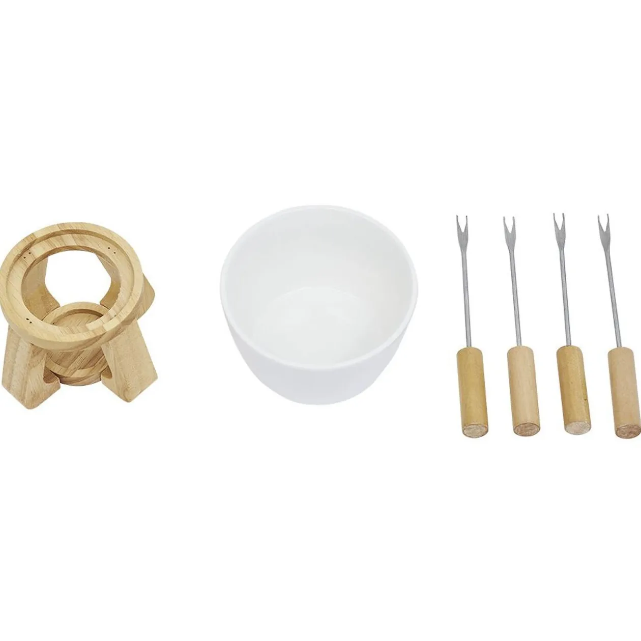 Service fondue à la bougie pour 2 personnes