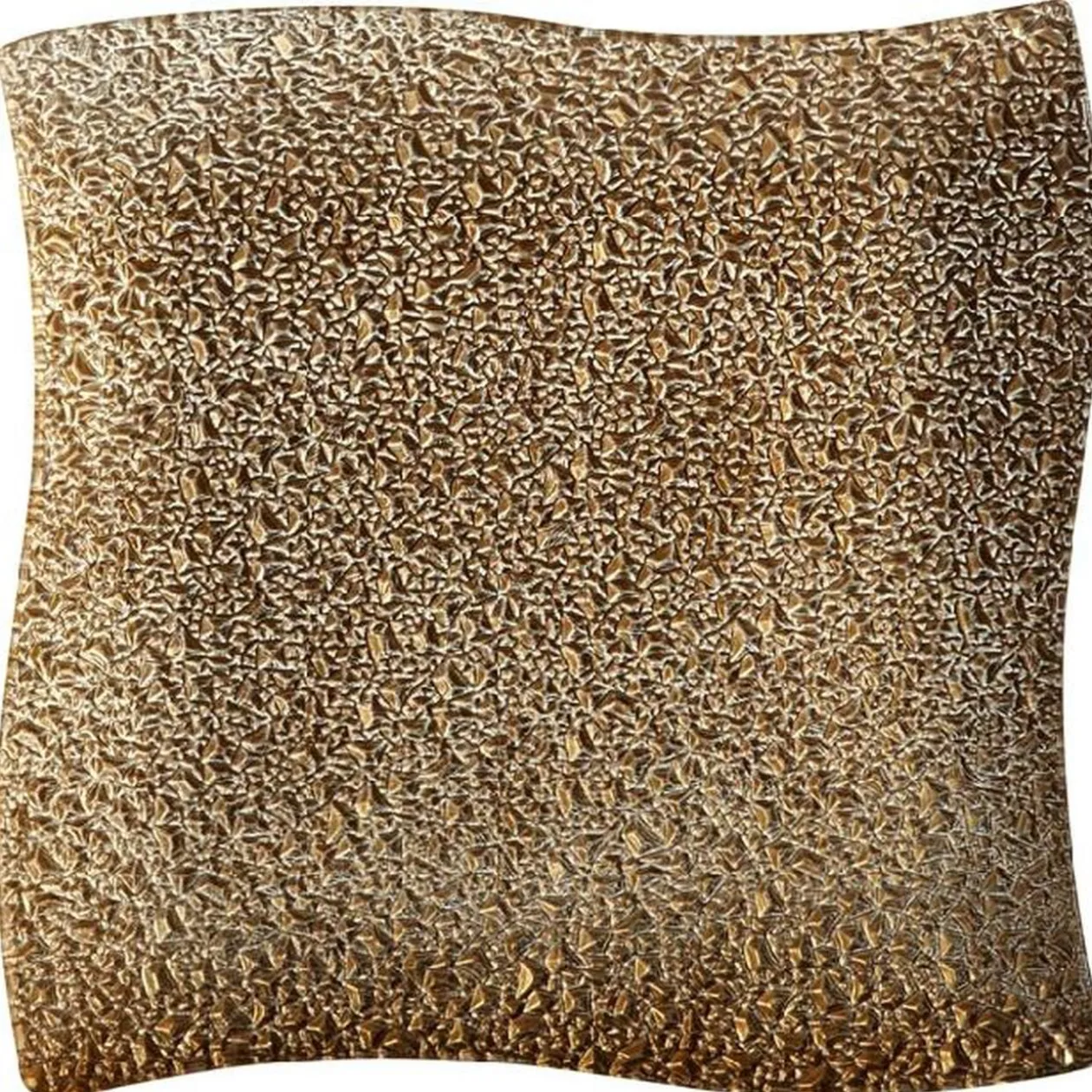 Service vaisselle doré transparent 18 pièces