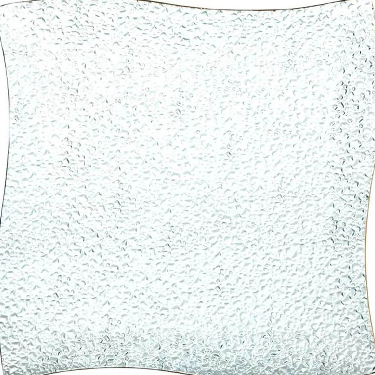 Service vaisselle doré transparent 18 pièces