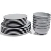 Service vaisselle gris 18pcs