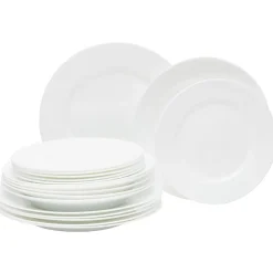 Service vaisselle Luminarc verre blanc 18 pièces