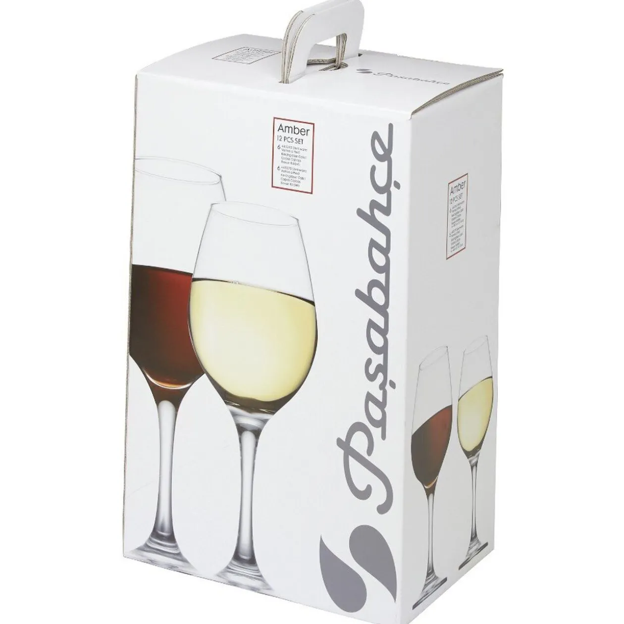 Service verres à pied 6x 46cl et 6x 36.5cl