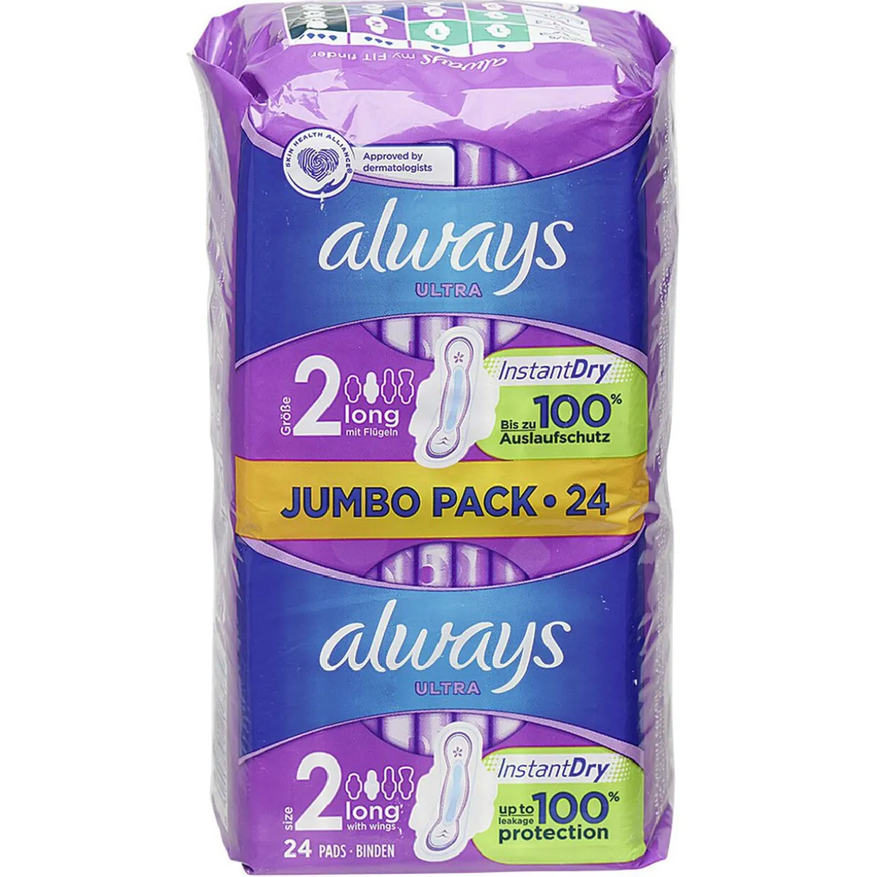 Serviette hygiénique Ultra avec ailettes x24