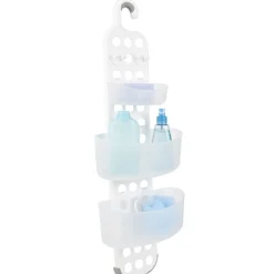 Serviteur de douche 4 paniers blanc