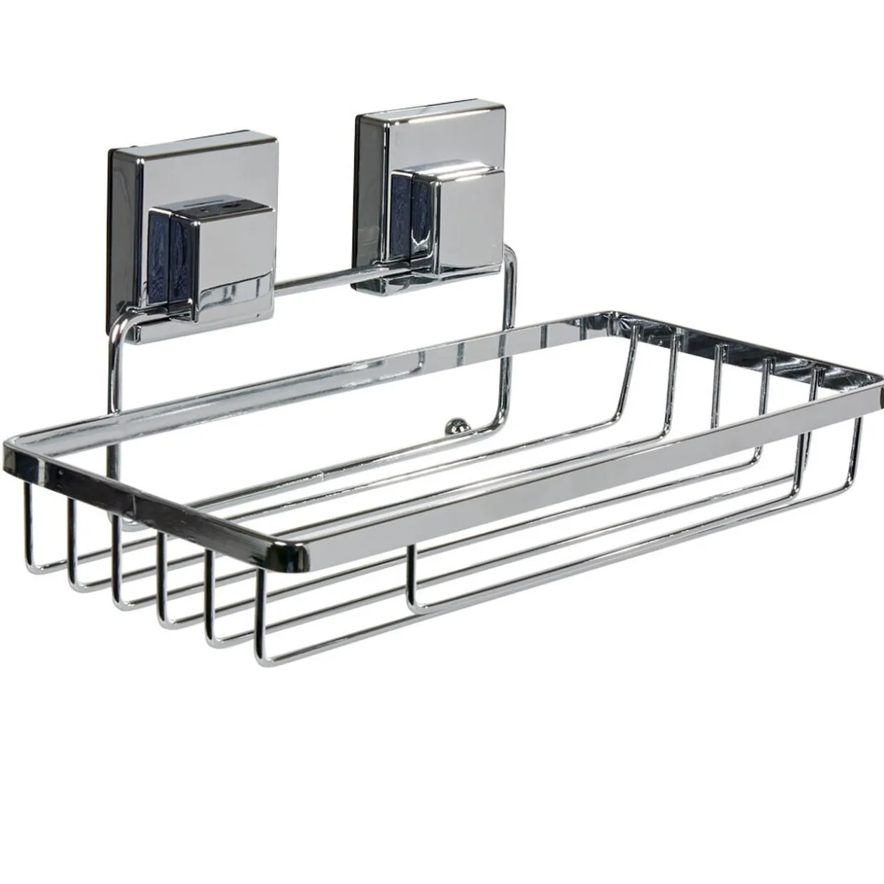 Serviteur de douche simple à ventouse gris