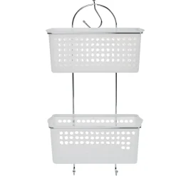 Serviteur douche blanc