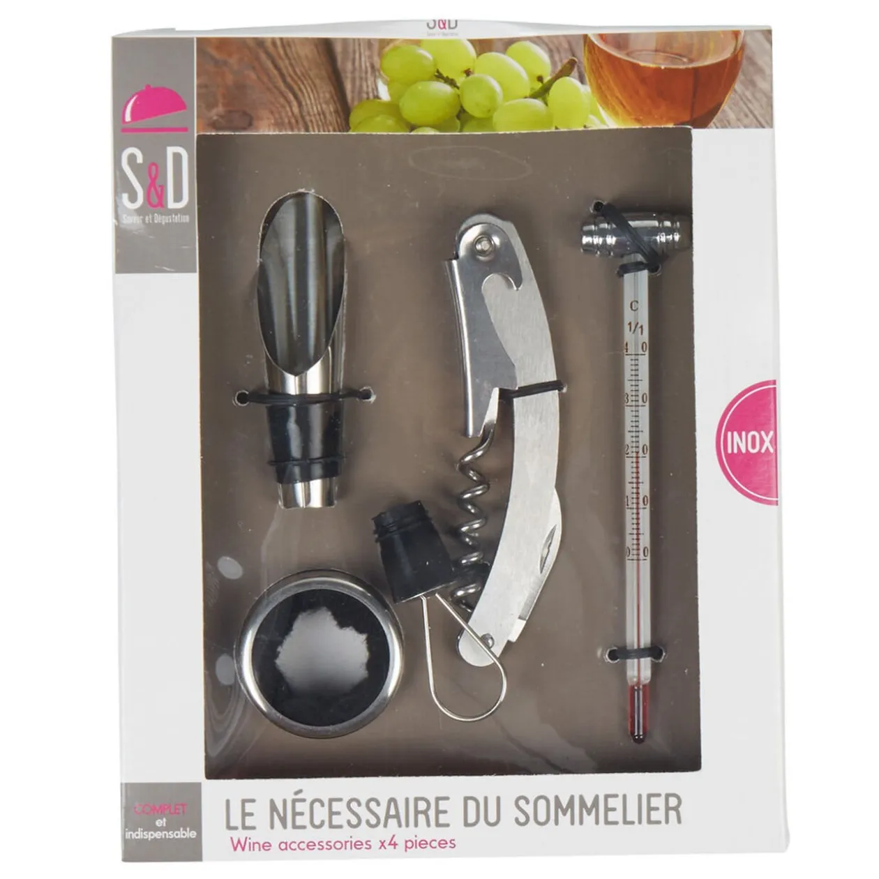 Set accessoire du vin x4
