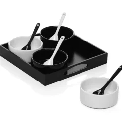 Set apéritif noir et blanc