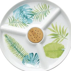 Set apéritif porcelaine design jungle