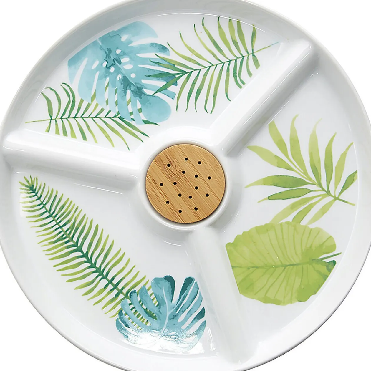 Set apéritif porcelaine design jungle