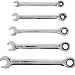 Set clé à cliquet 72 dents x5