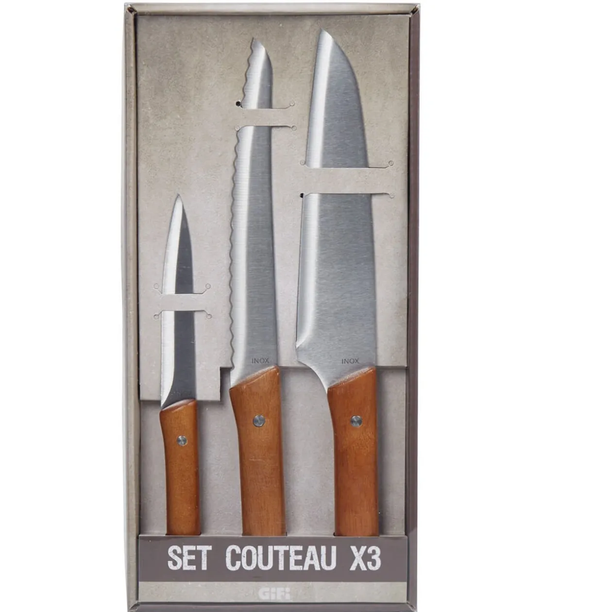 Set de 3 couteaux de cuisine