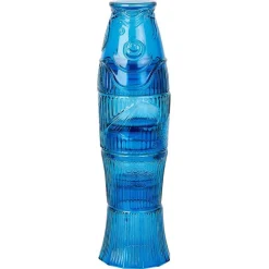 Set de 4 verres empilables forme poisson Ø8xH28cm - 2 coloris