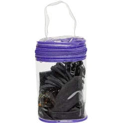 Set de coiffure élastiques et pinces