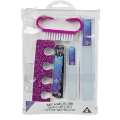 Set de manucure design Cosmos violet