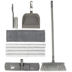 Set de ménage complet avec pelle et balayette 7 pièces