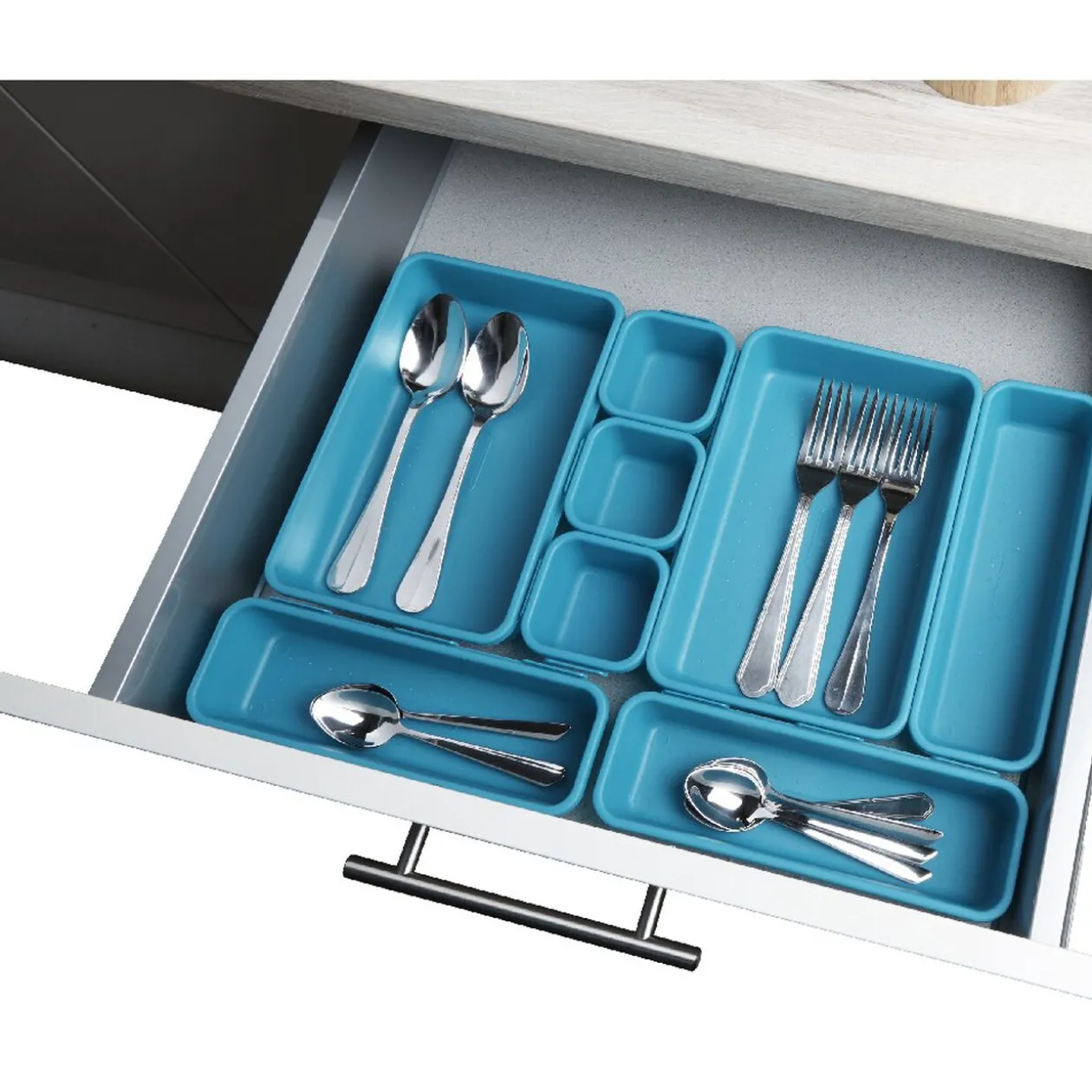 Set de rangement spécial tiroir 8 casiers