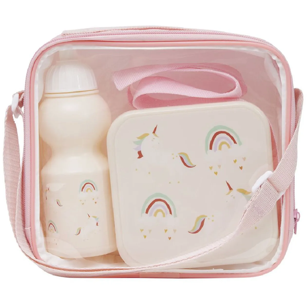 Set déjeuner Enfant lunchbox avec bouteille et sac de transport