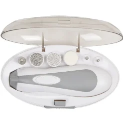 Set manucure gris et blanc 8 pièces