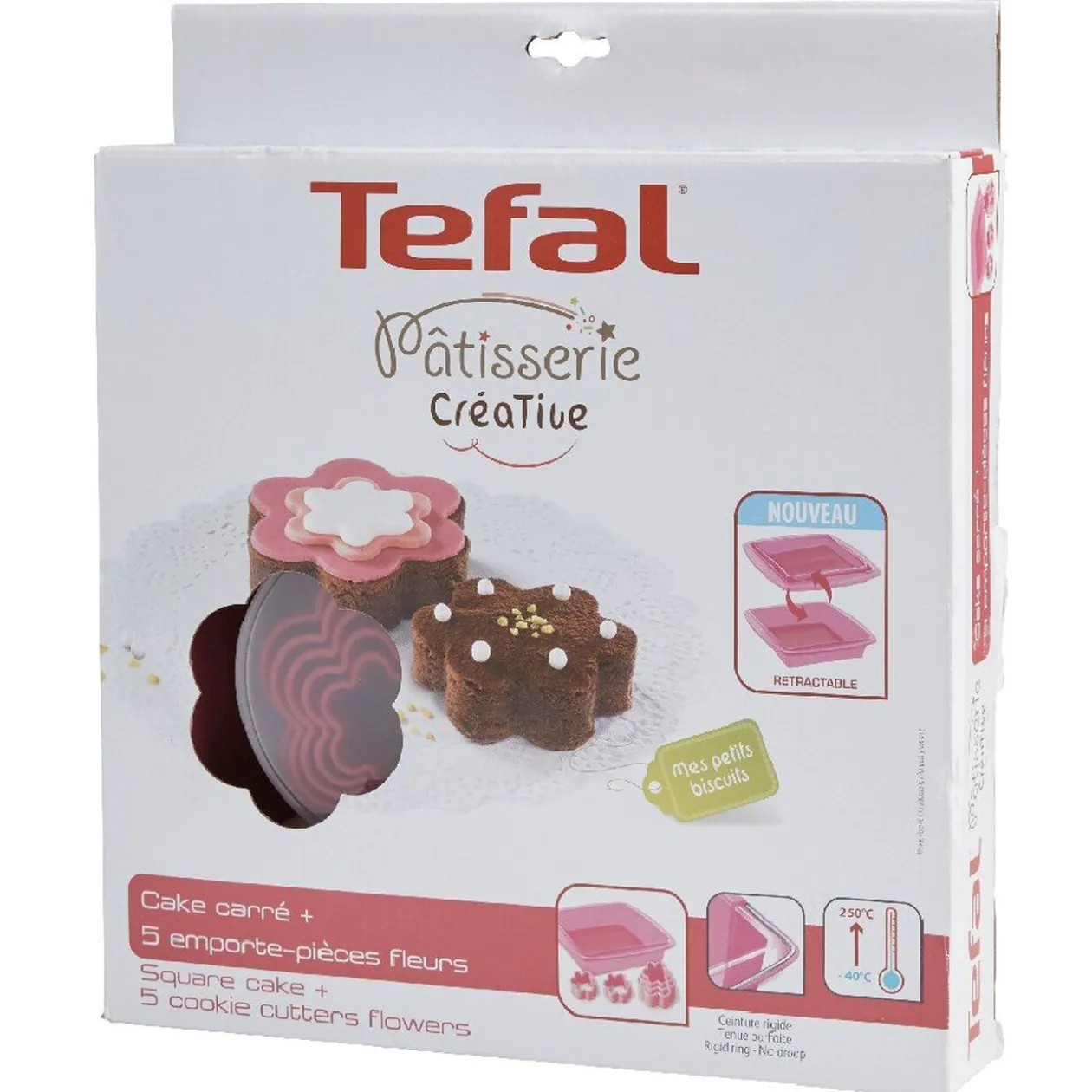 Set patisserie créative Téfal moule silicone emporte pièces