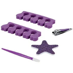 Set pédicure 5 pièces orange