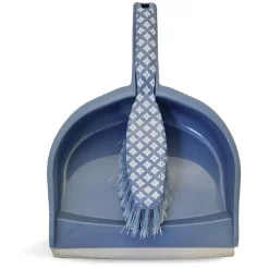 Set pelle et balayette décor bleu