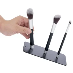 Set pinceaux cosmétiques avec support magnétique