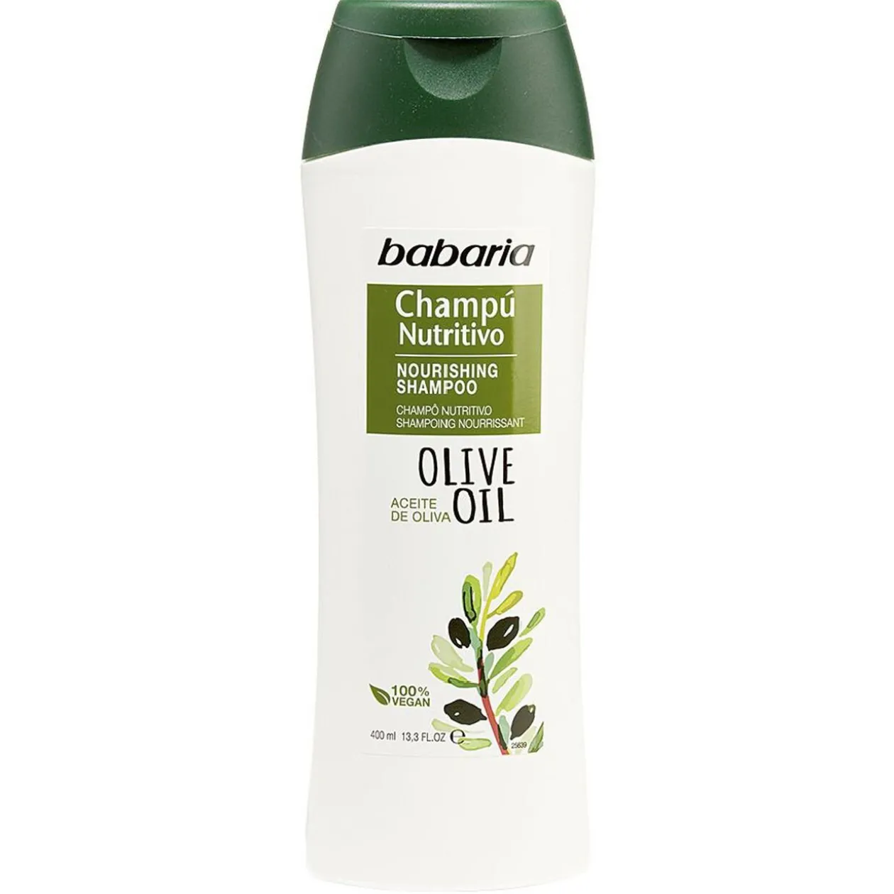 Shampoing à l'olive tous type de cheveux 400ml