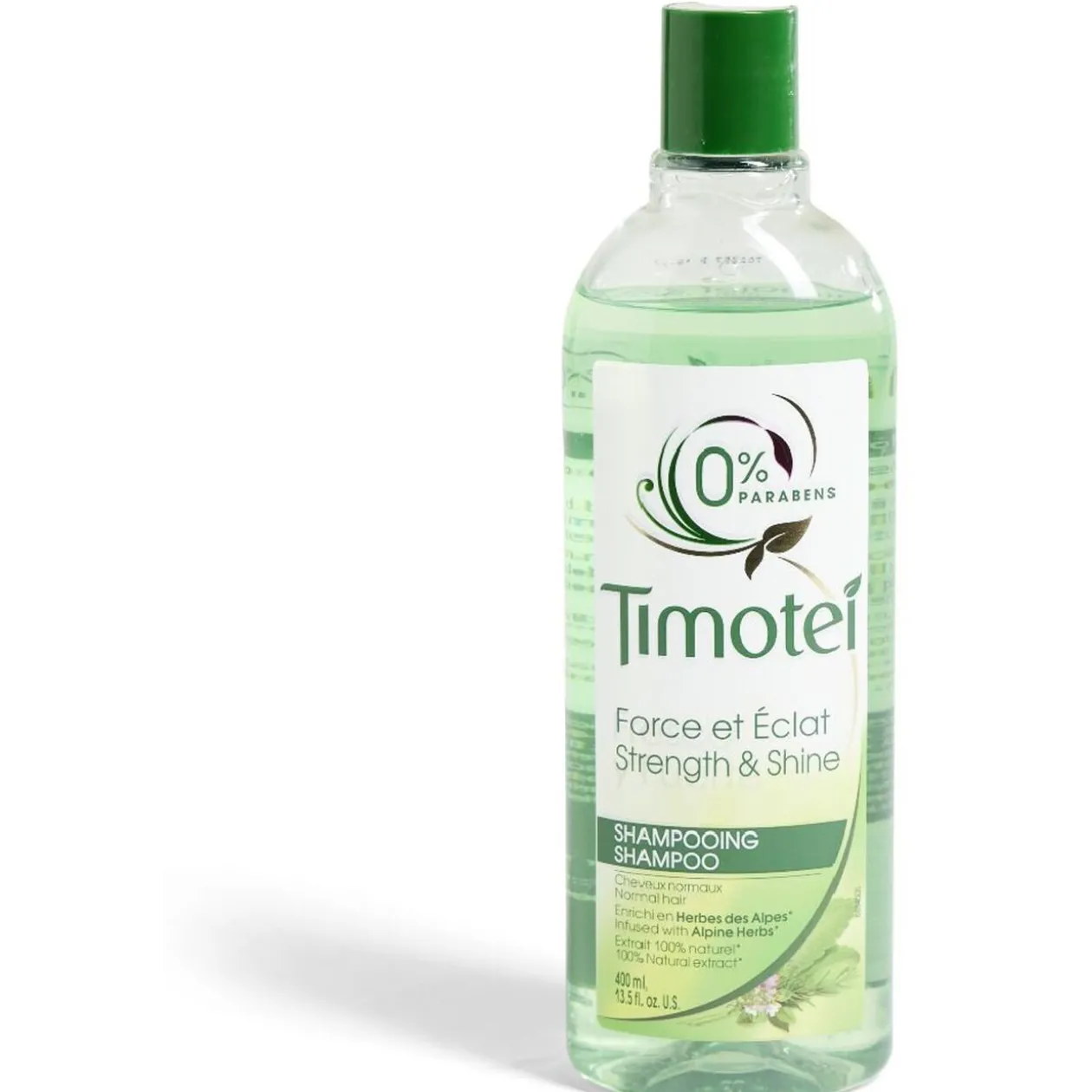 Shampooing Timotei Force & Éclat extraits de plantes des Alpes 400ml