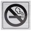 Signalétique adhésive "Interdiction de fumer" - 8x8 cm