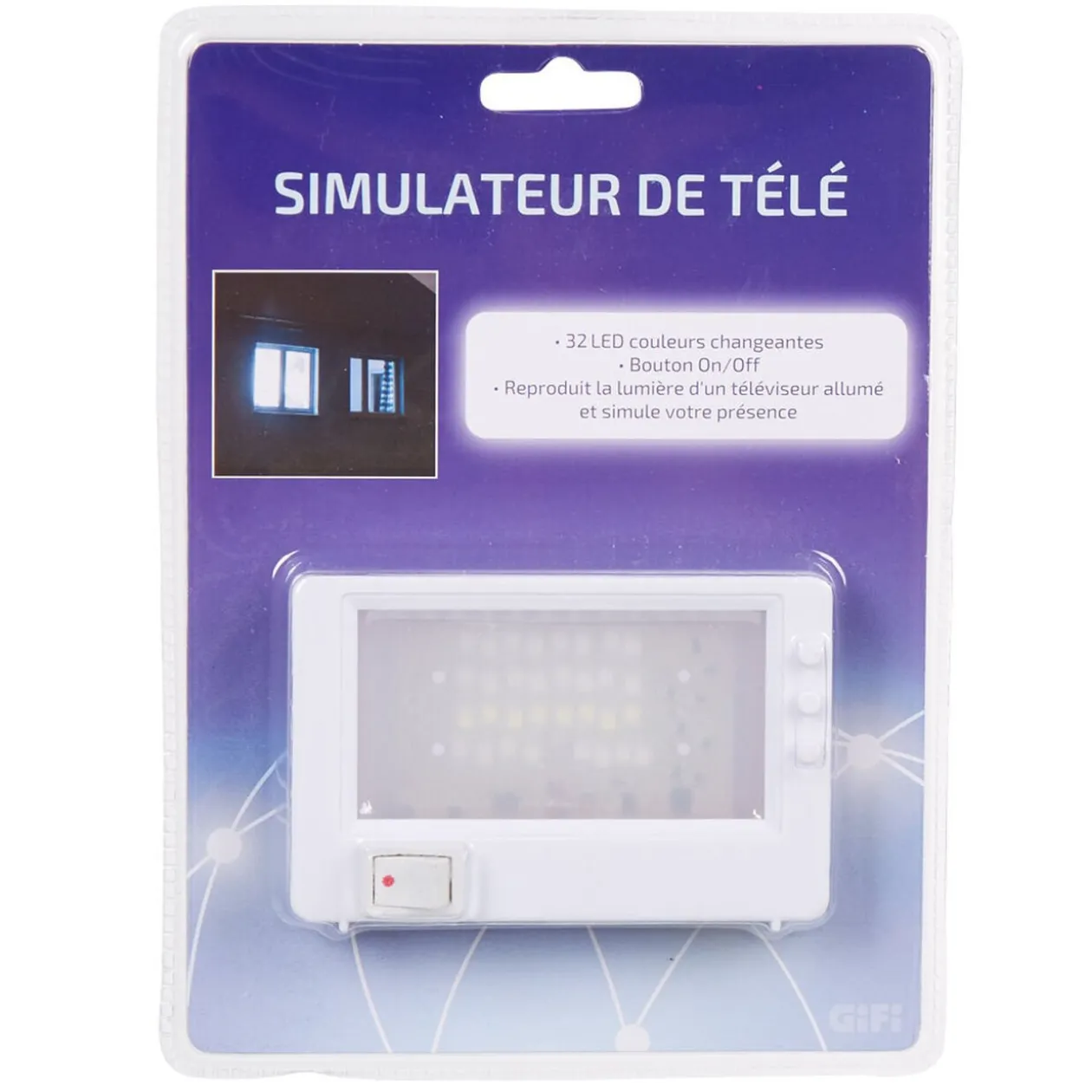 Simulateur de télé anti-cambriolage