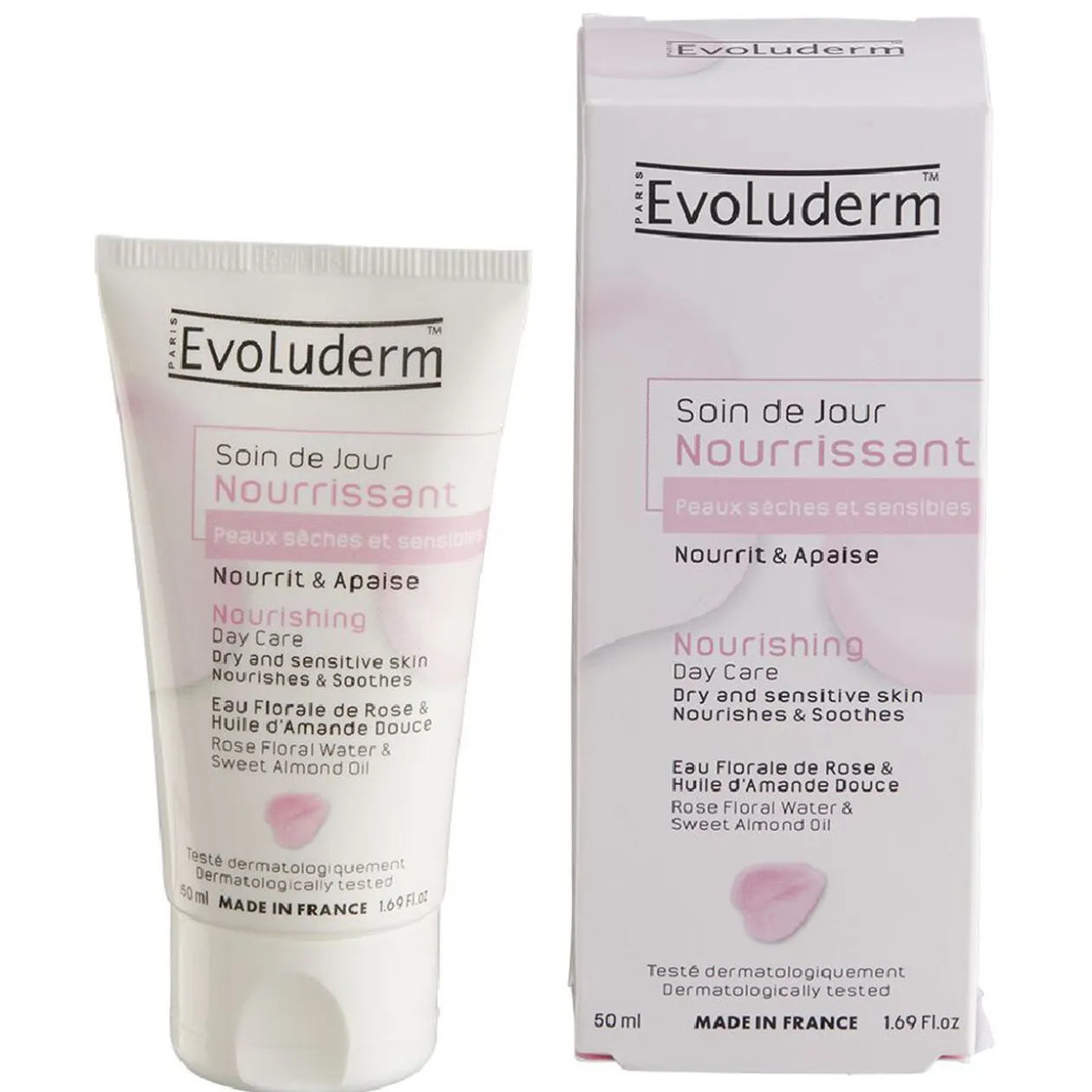 Soin de jour Evoluderm nourrissant 50 ml