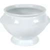 Soupière tête de lion porcelaine