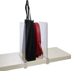 Séparateur d'étagère transparent x2
