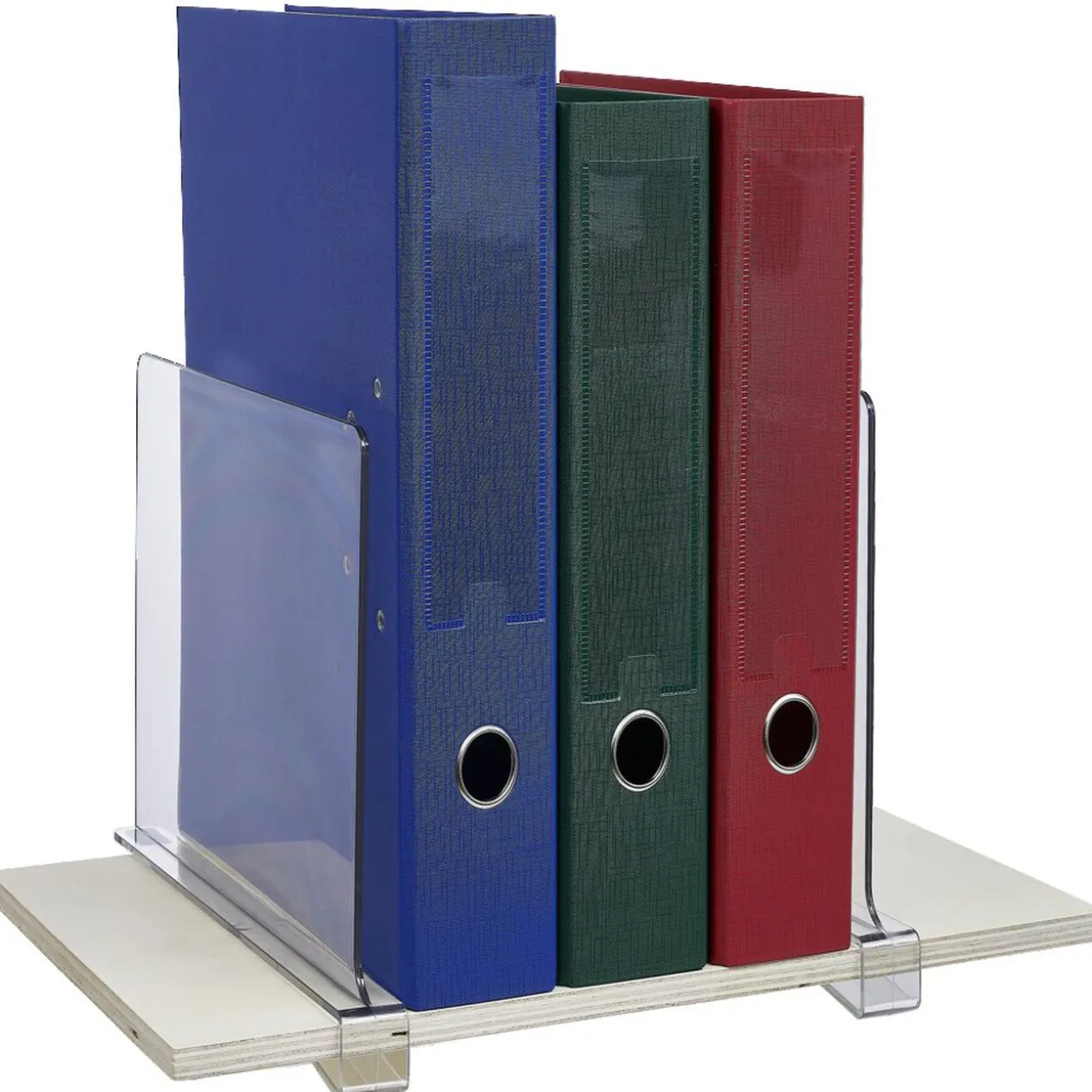 Séparateur d'étagère transparent x2