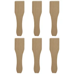Spatule à raclette en bois x6