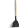 Spatule de cuisine en silicone avec manche en bois L.31cm