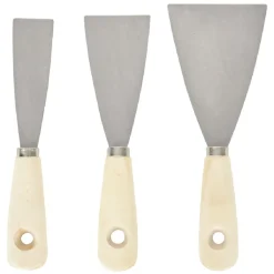 Spatule inox x3 largeur 30, 50 et 80 mm
