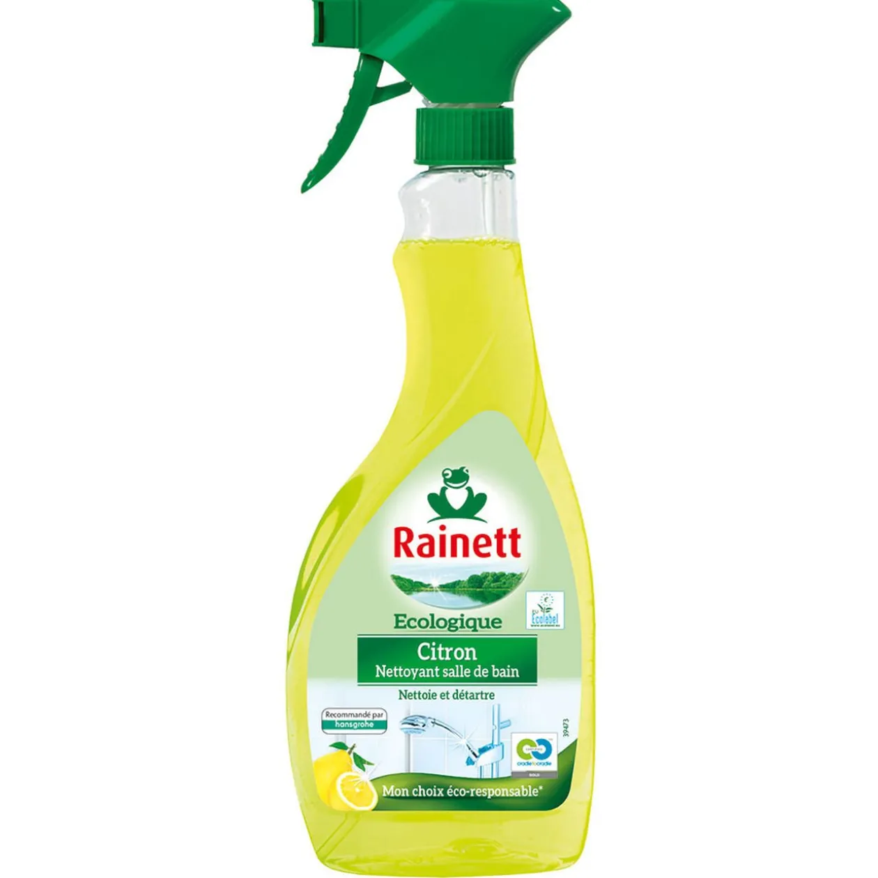 Spray nettoyant salle de bain citron Rainett 500 ml