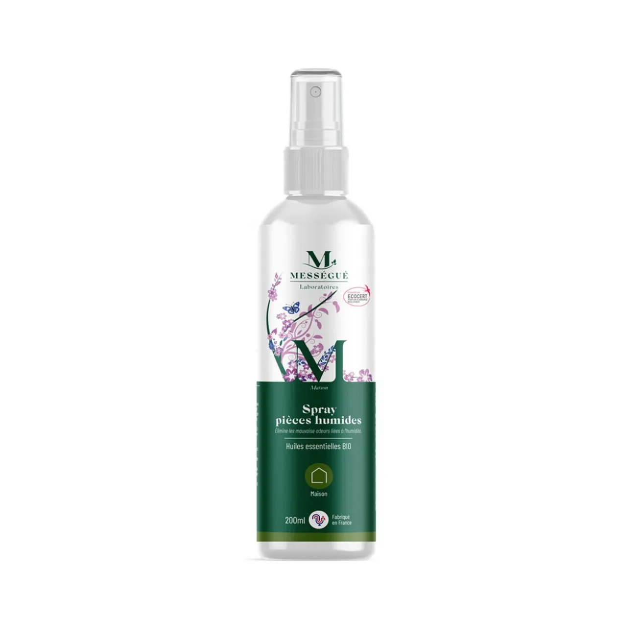 Spray pièces humides bio mauvaises odeurs 200 ml Mességué