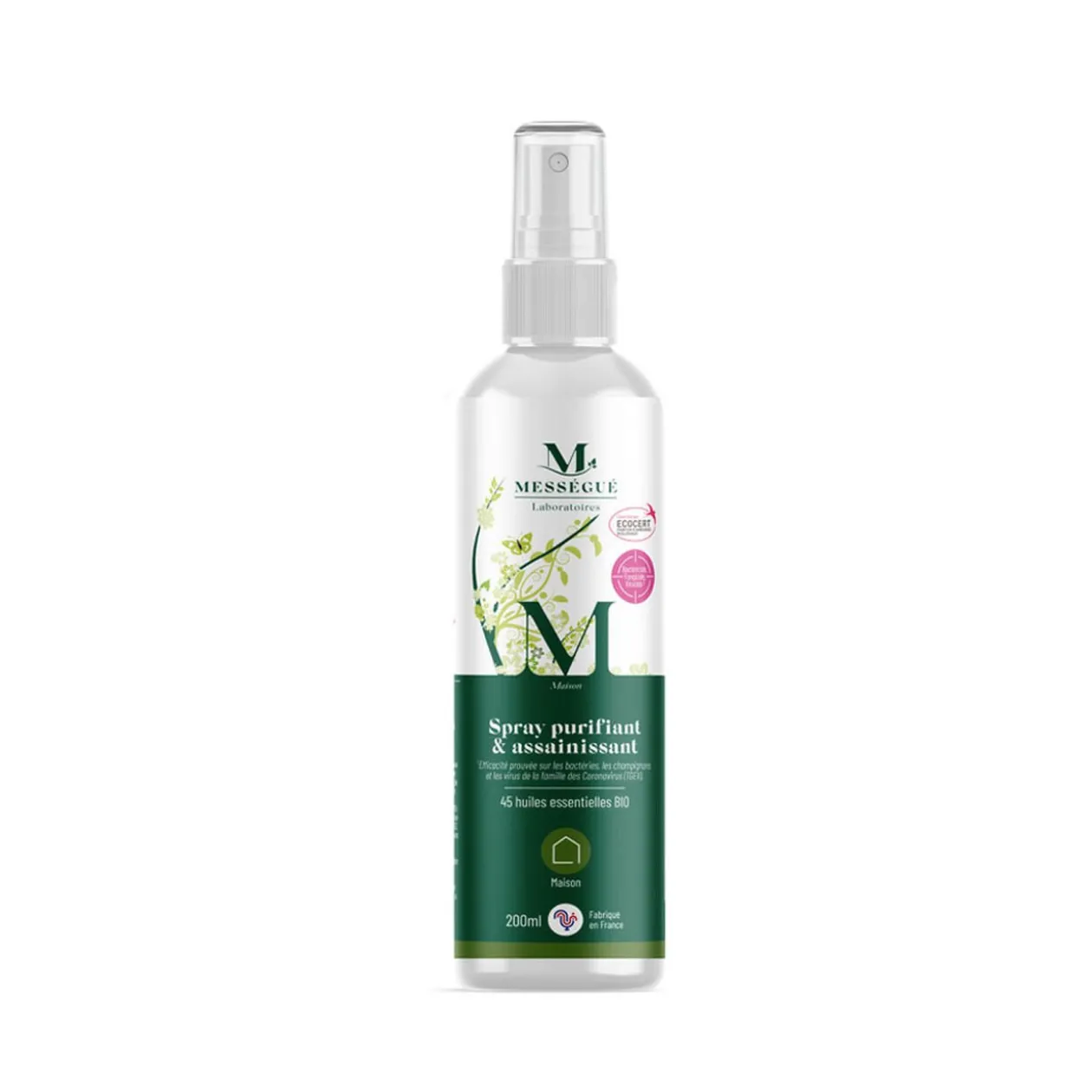 Spray purifiant et assainissant Bio aux 45 huiles essentielles 100 ml
