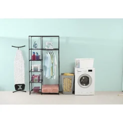 Structure armoire dressing métal noir