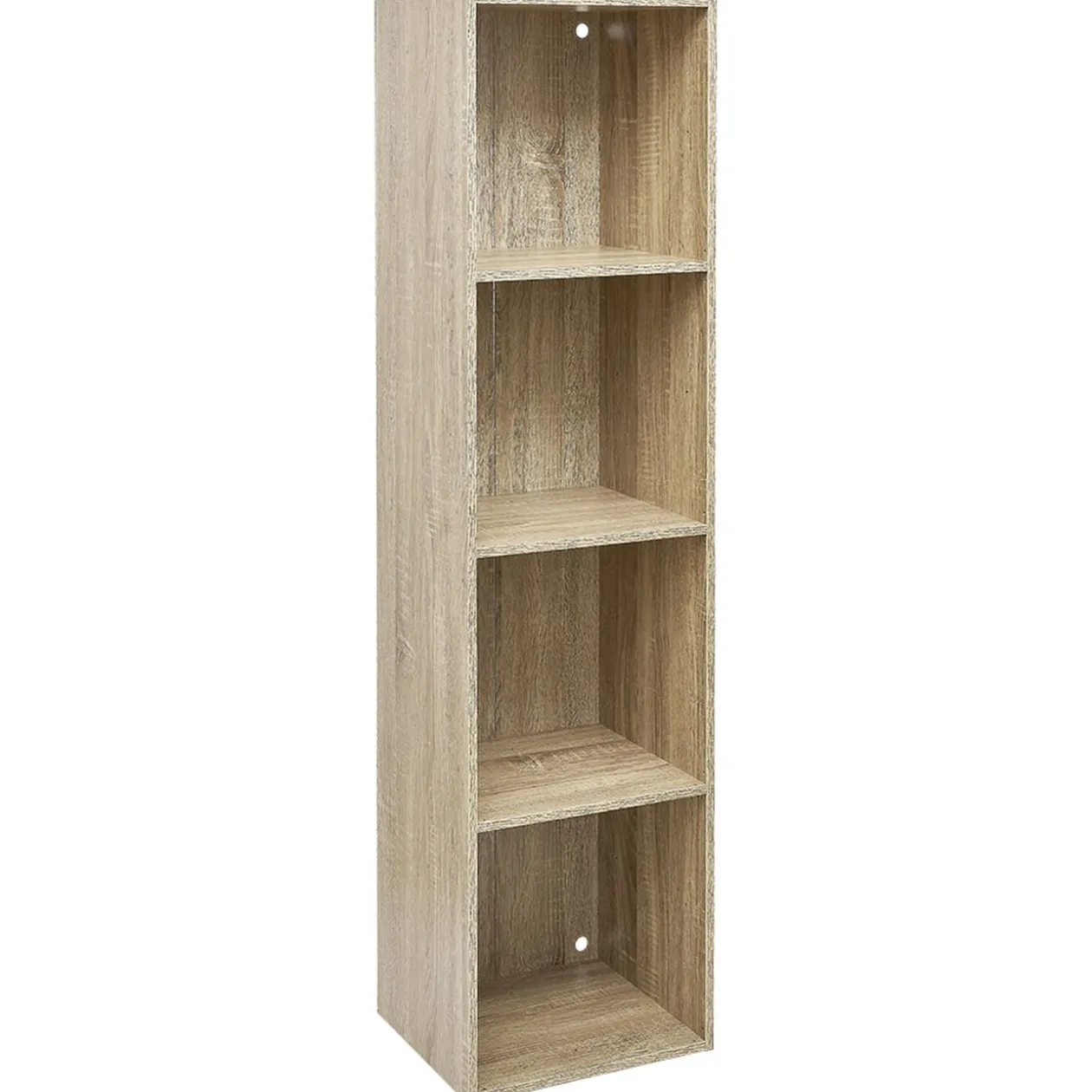 Structure Box Cube 4 cases 35x30x137cm bois naturel